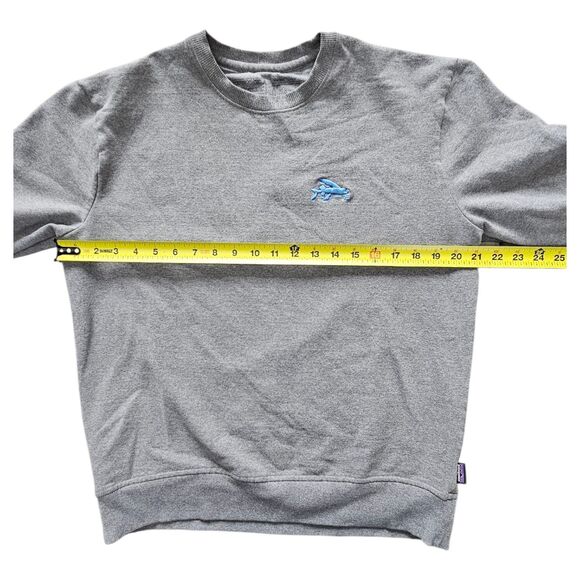 Patagonia Uprisal Crew Sweatshirt Mens Size M Regular Fit Gray Flying Fish - Picture 3 of 7